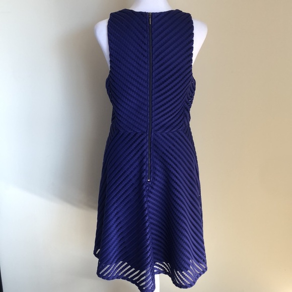 MOSSIMO LADIES V NECK ZIP BACK UNIQUE TEXTURE ROYAL BLUE US SIZE M - Picture 3 of 9